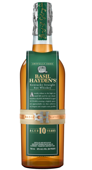 BASIL HAYDEN'S  RYE WHISKEY 10 YEARS - Bk Wine Depot Corp