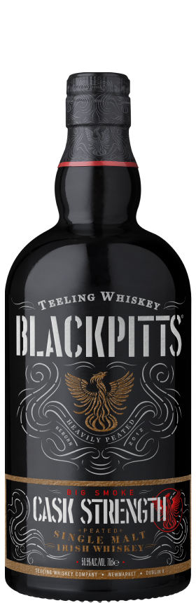 Teeling Single Malt Irish Whiskey Blackpitts Peated