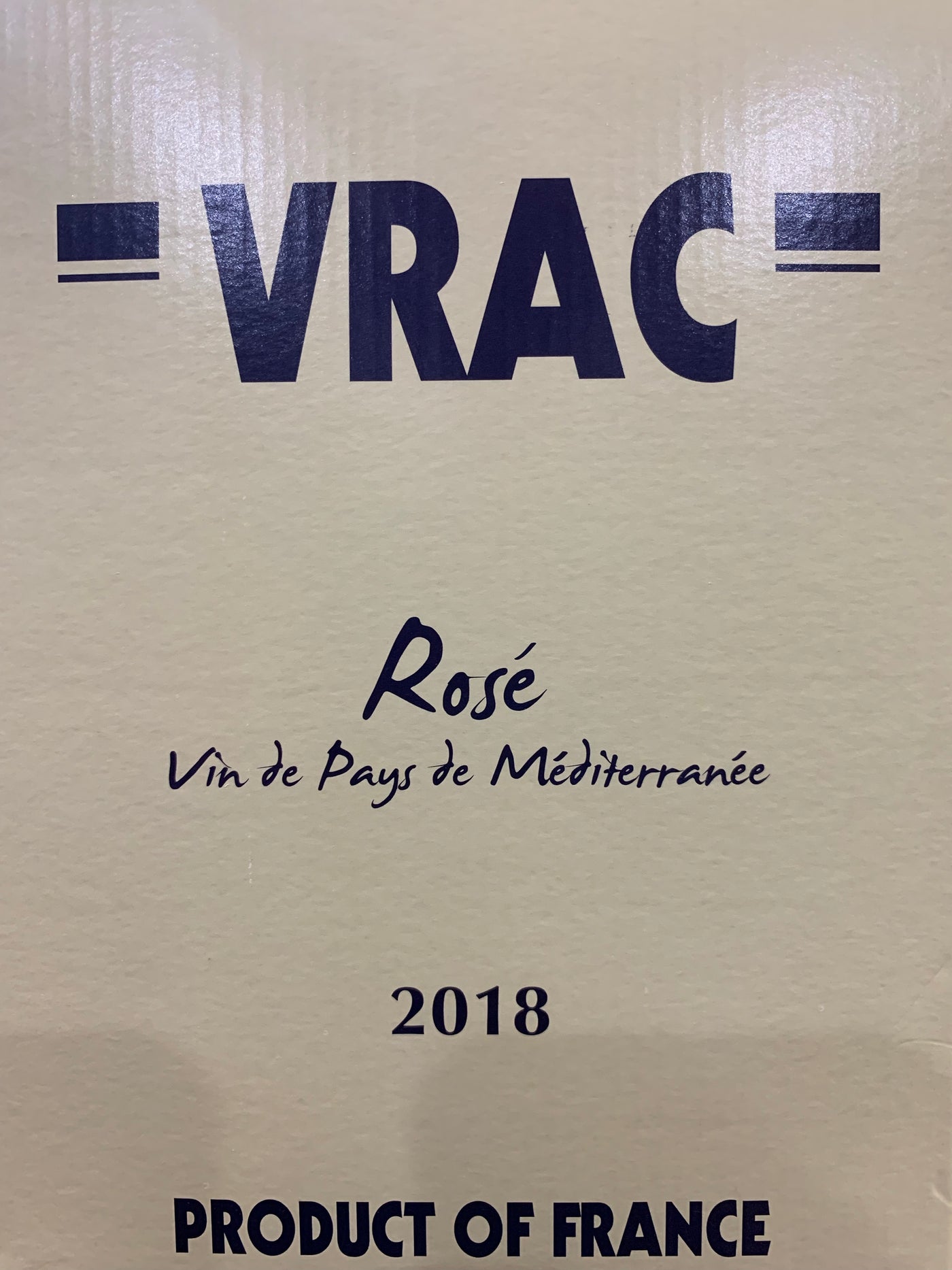 VRA ROSE 2019 - Bk Wine Depot Corp