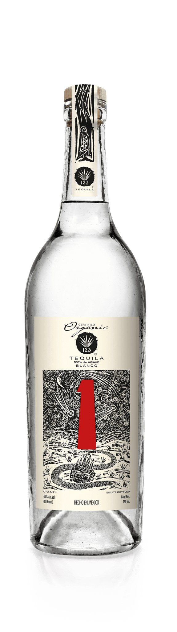 123 organic Silver Tequila - Bk Wine Depot Corp