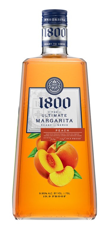 1800 TEQUILA ULTIMATE MARGARITA PEACH - Bk Wine Depot Corp