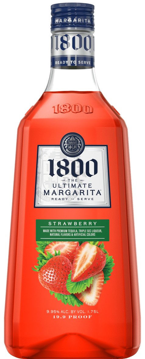 1800 Tequila Ultimate Margarita Strawberry - Bk Wine Depot Corp