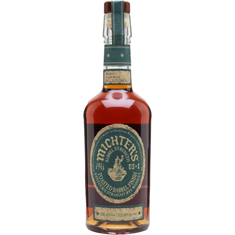 Michters Barrel  Strength Toasted Barrel Finish Rye Whiskey