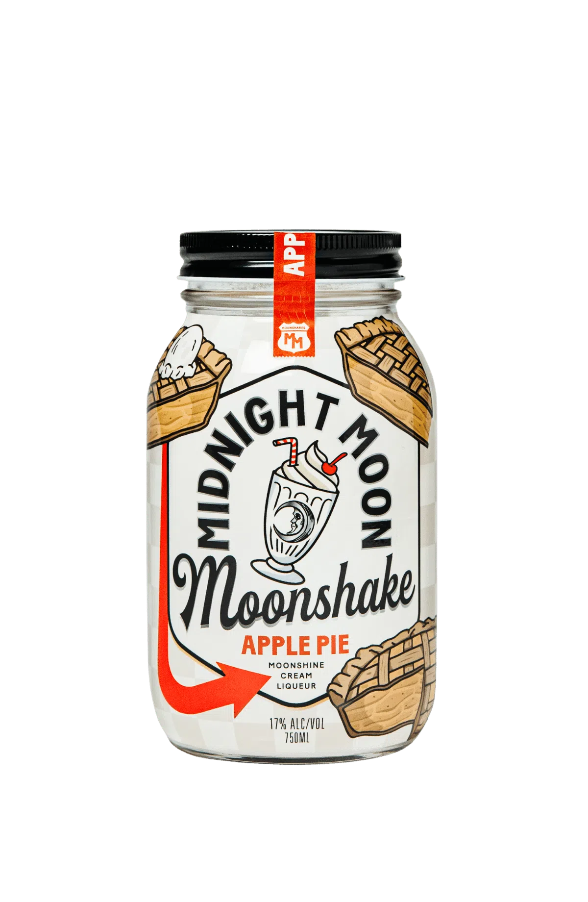 Midnight Moon shake Apple Pie cream liqueur-bk wine depot corp