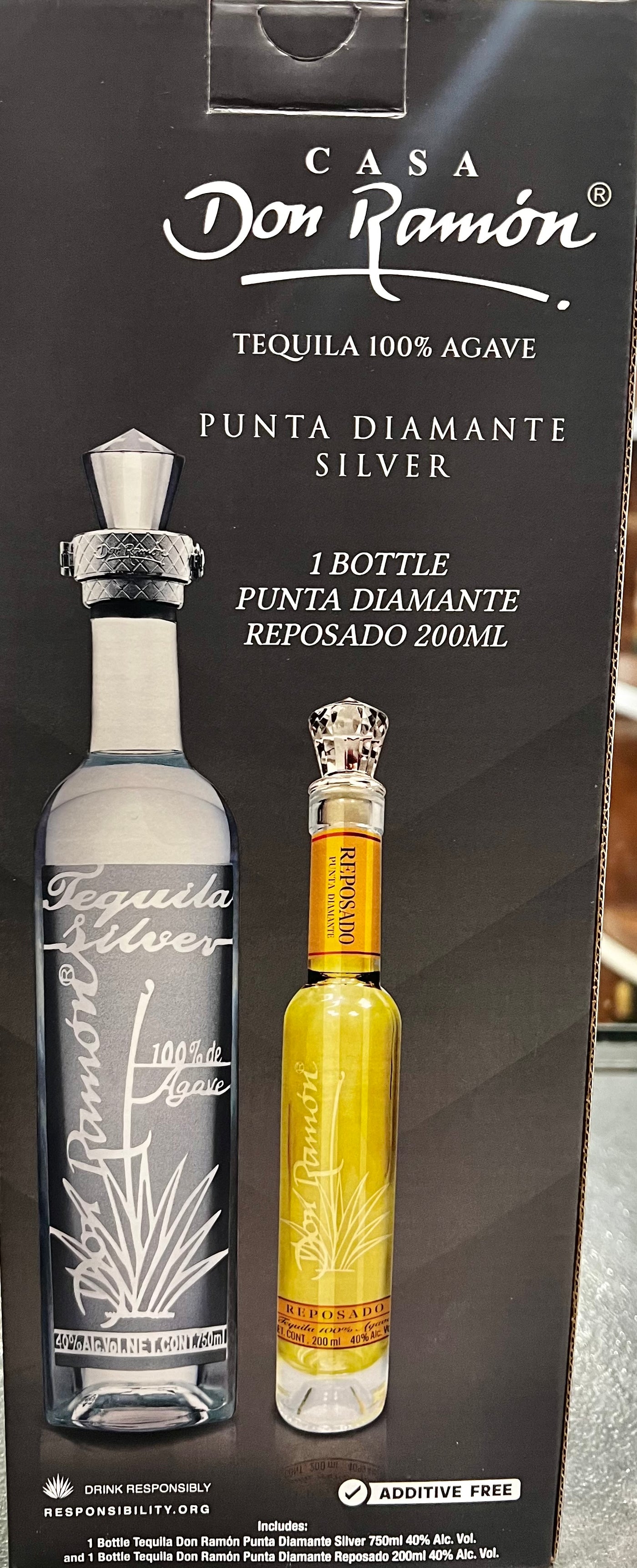 Don Ramon Punta Diamante Tequila Blanco gift Pack