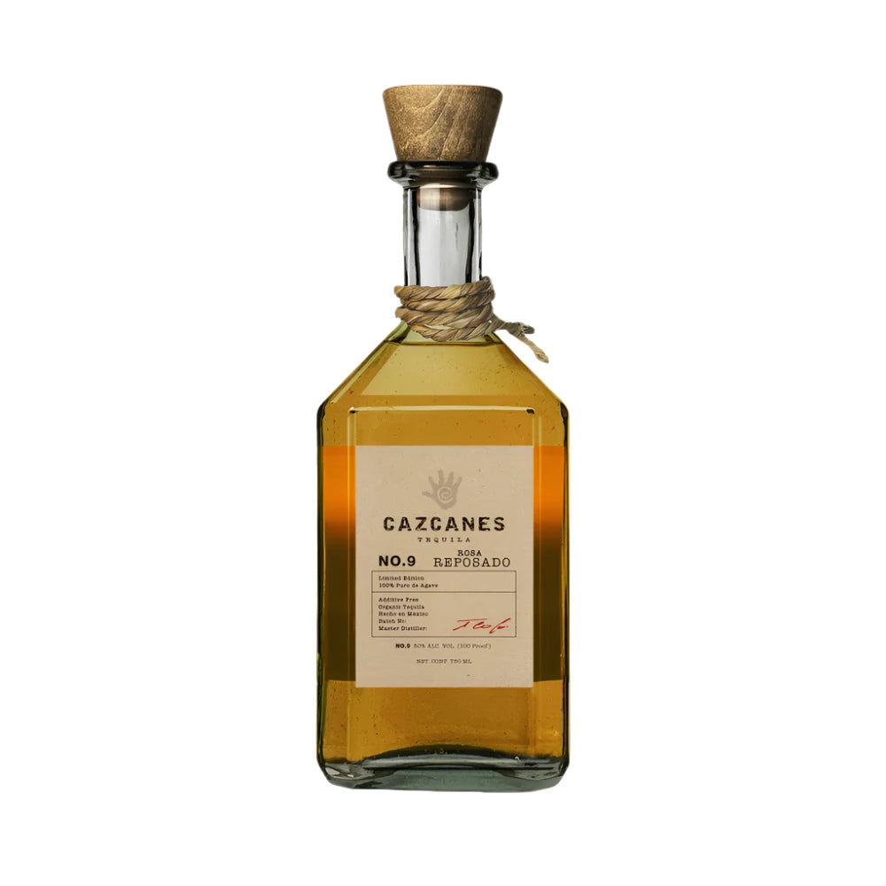 Cazcanes No.9 Rosa Reposado  Tequila 100% Puro De Agave