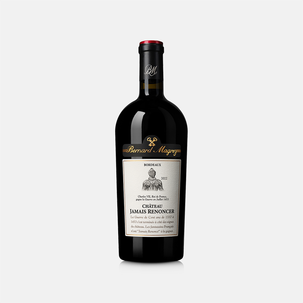 bottle of Bernard Jamais Renoncer Bordeaux