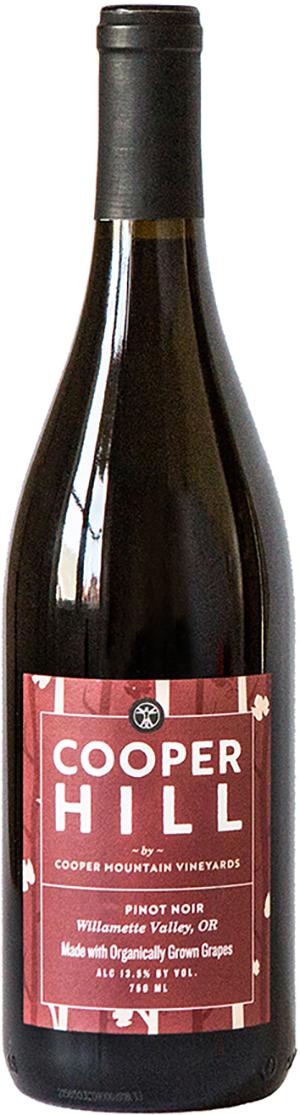 Bottle of Cooper Hill  Pinot Noir Willamette Valley