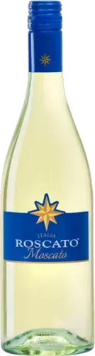 bottle of Roscato Moscato