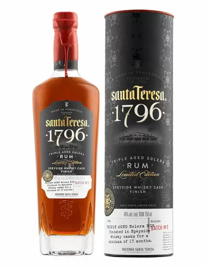 Santa Teresa 1796  Cask finish Triple Aged Rum limited Edition