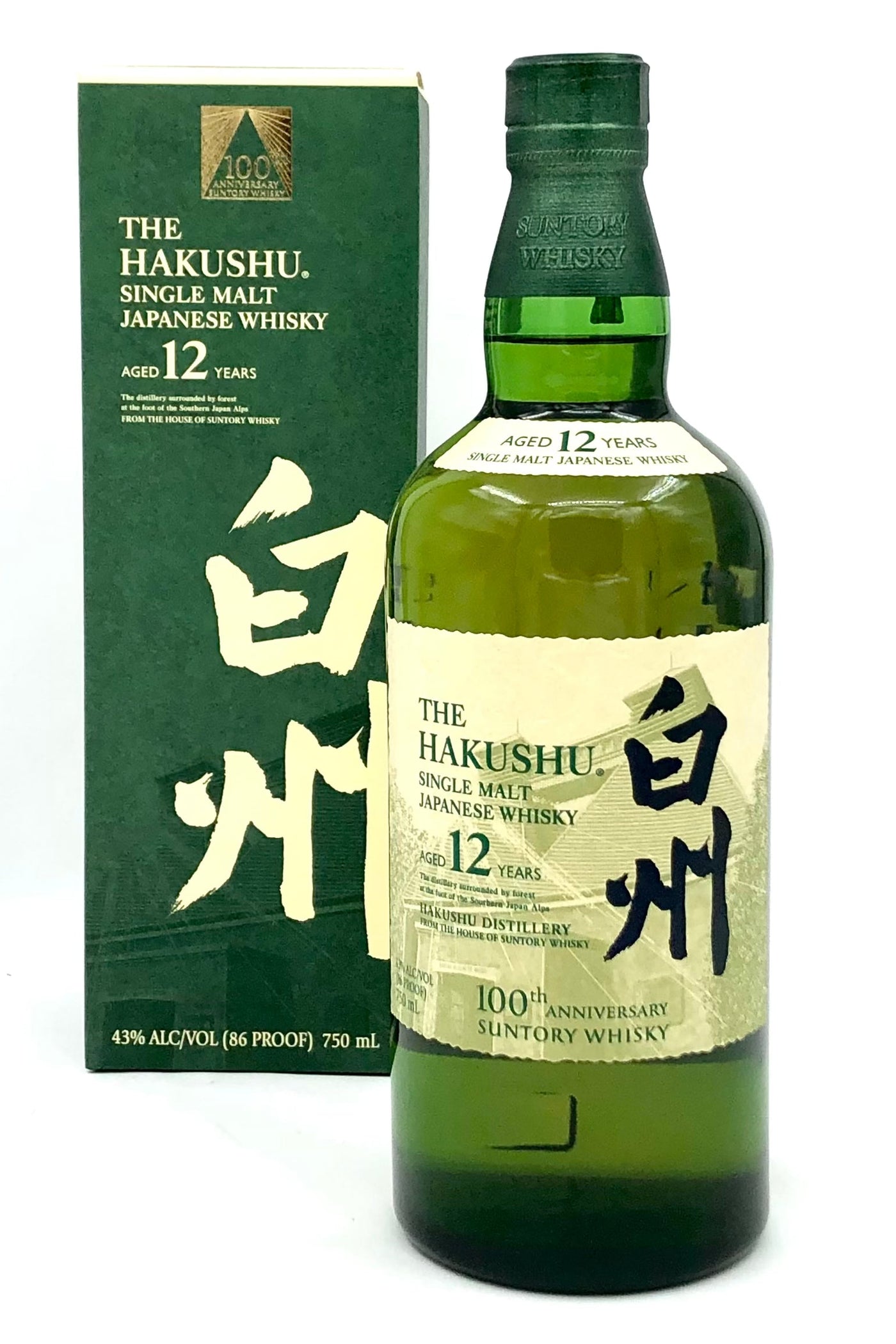 The Hakushu 12 Years  100 Anniversary Single Malt Japanese Whisky