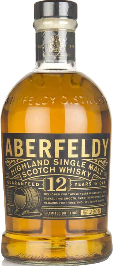 Aberfeldy Aged 12 Years Single Malt Scotch Whisky - Bk Wine Depot Corp