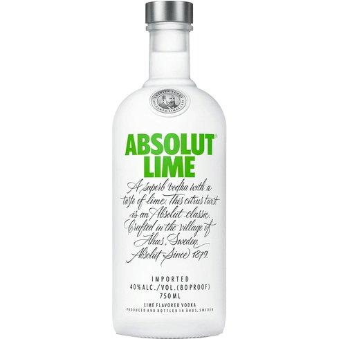 ABSOLUT LIME VODKA - Bk Wine Depot Corp