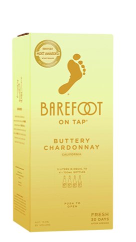 Barefoot Buttery Chardonnay Box - Bk Wine Depot Corp