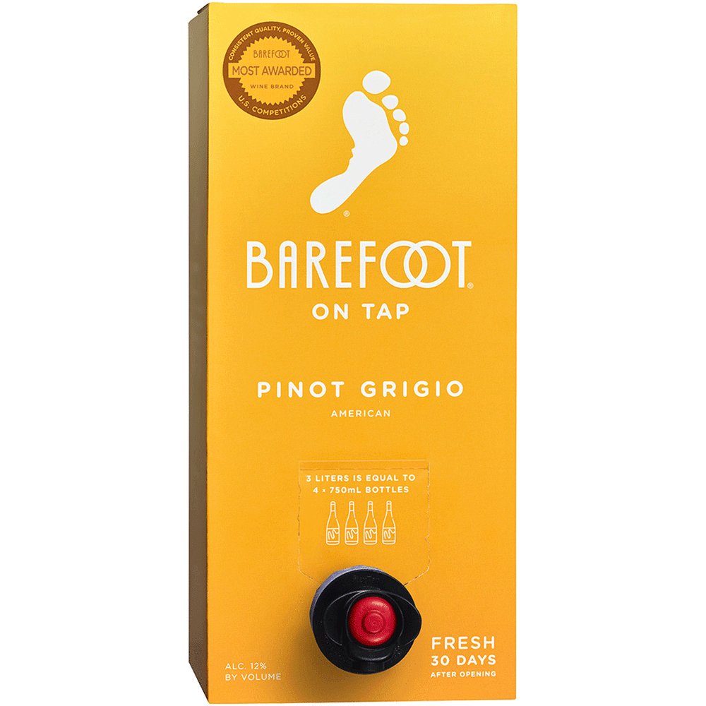 BAREFOOT PINOT GRIGO BOX - Bk Wine Depot Corp