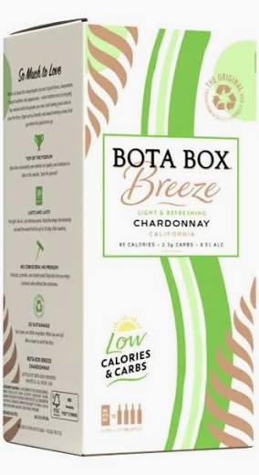 Bota Box Breeze Chardonnay Low Calories - Bk Wine Depot Corp