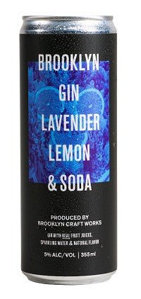 BROOKLYN GIN LAVENDER LEMON & SODA - Bk Wine Depot Corp