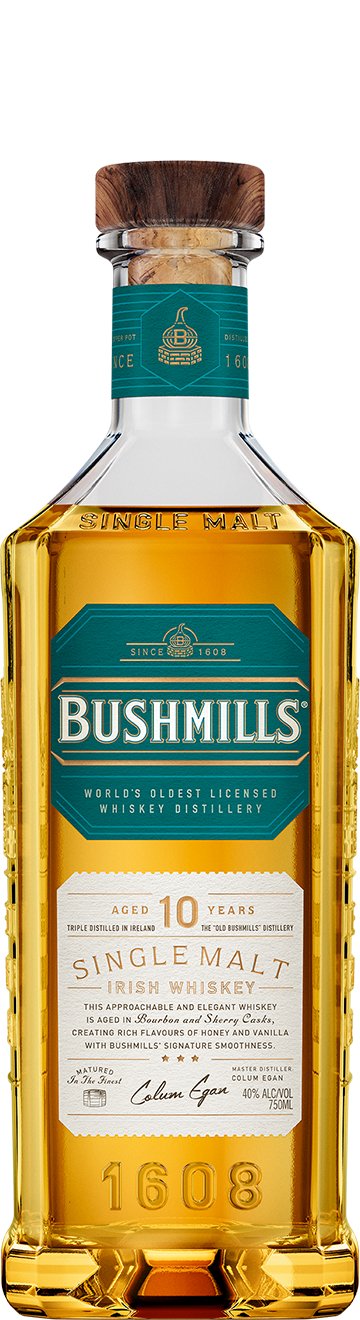 Bushmills Single Malt 10 years - Bk Wine Depot Corp