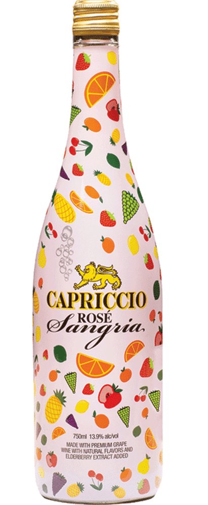 Capriccio Rose Sangria - Bk Wine Depot Corp