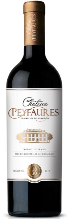 CHATEAU PEYFAURES GRAND VIN DE BORDEAUX - MILLÉSIME 2015 - Bk Wine Depot Corp