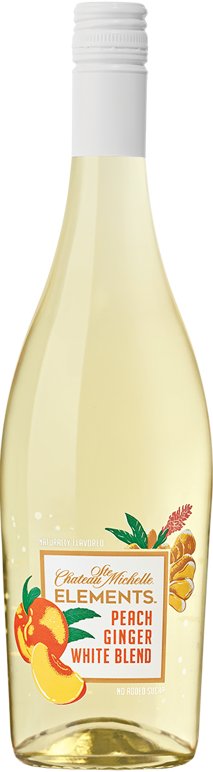 Chateau Ste. Michelle Elements Peach Ginger White Blend Flavored Wine - Bk Wine Depot Corp