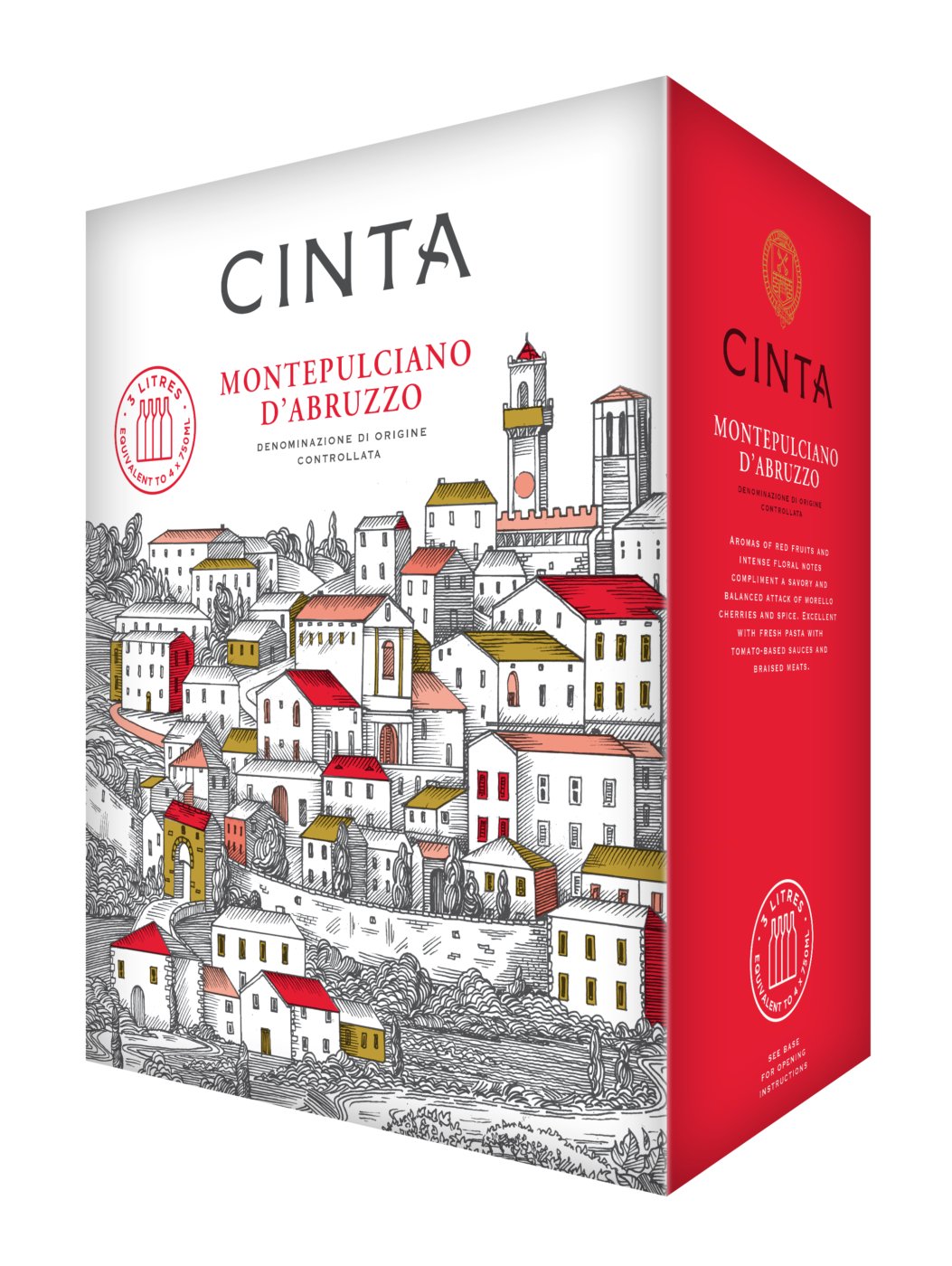 Cinta Montepulciano D'abruzzo 3L - Bk Wine Depot Corp