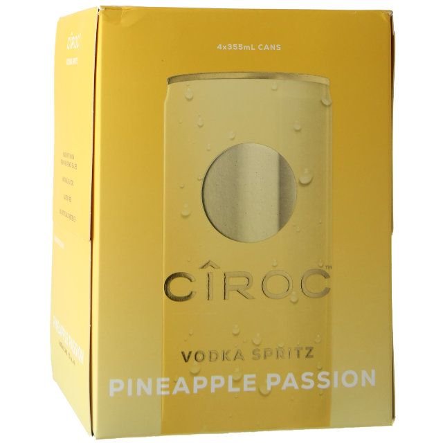 Ciroc Vodka Spritz Pineapple Passion Cocktail - Bk Wine Depot Corp