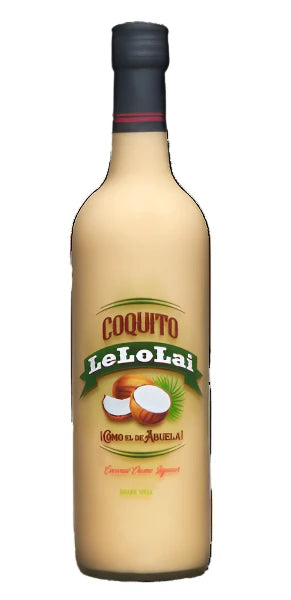 bottle of Lelolai Coquito Coconut Rum Cream