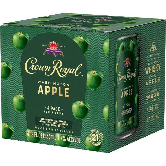 Crown Royal Whisky With Crisp Apple 4Pk - Bk Wine Depot Corp