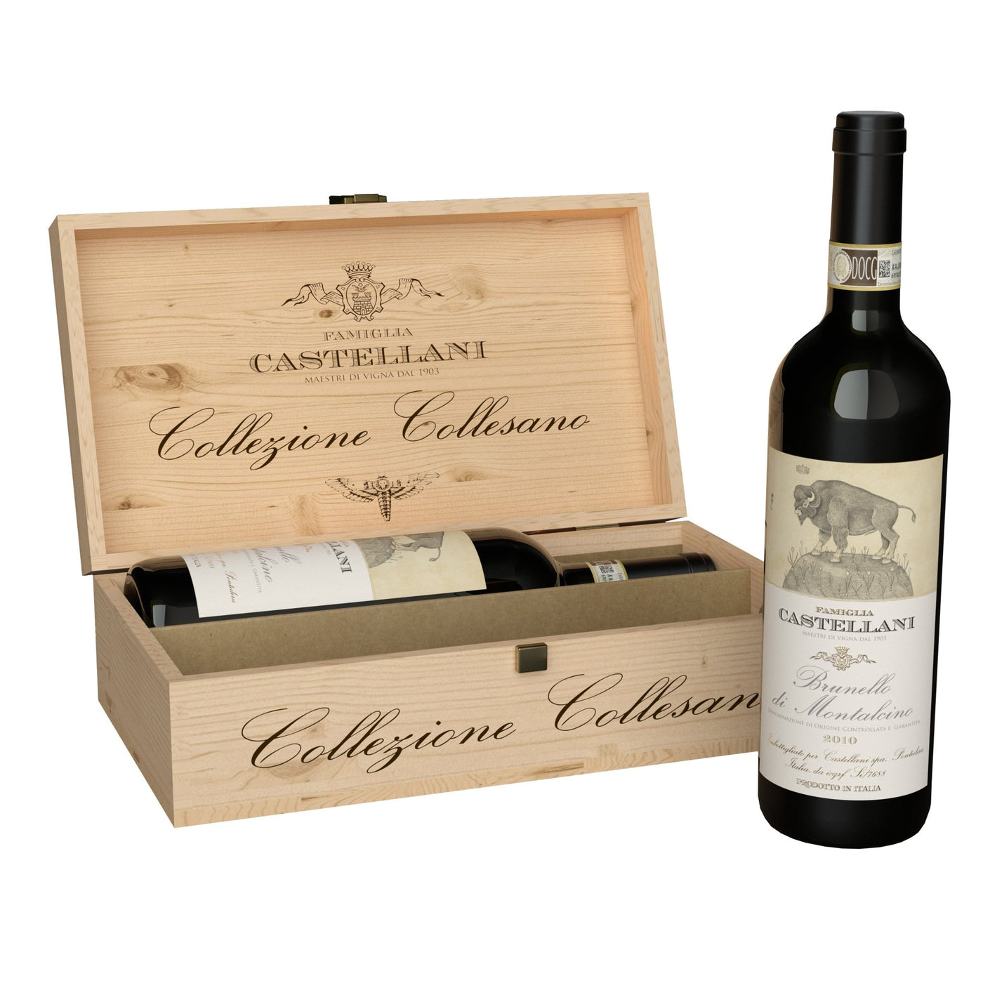 Famiglia Castellani Brunello Di Montalcino 2010 2 - Bottle Gift Box - Bk Wine Depot Corp