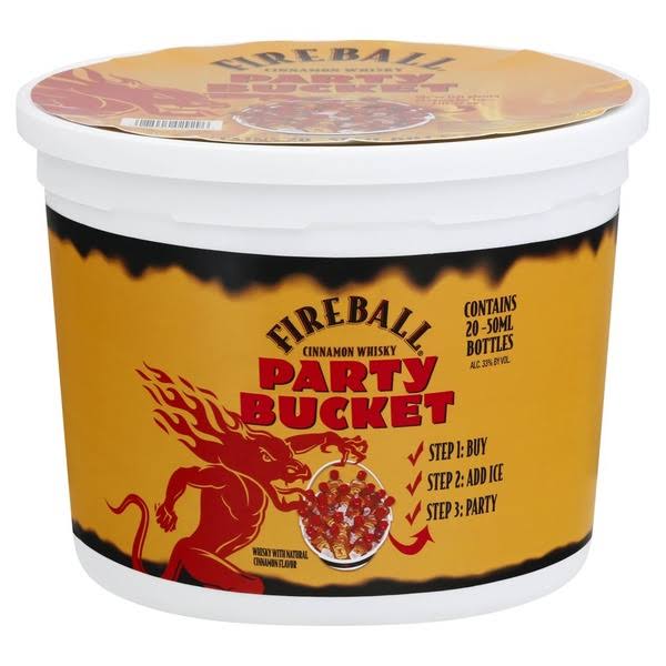 Fireball Cinnamon Whisky Party Buckets - Bk Wine Depot Corp