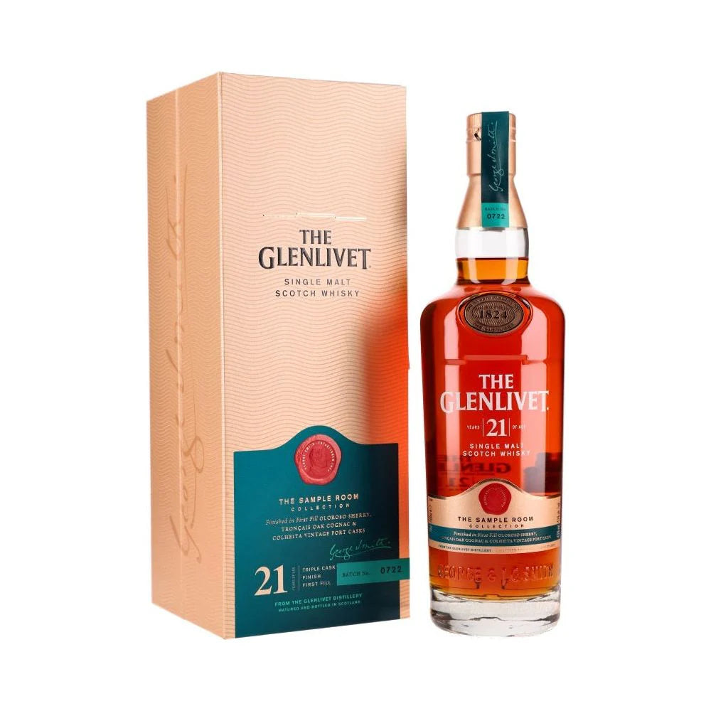 The Glenlivet 21 Years Single Malt Scotch The Sample Room collection