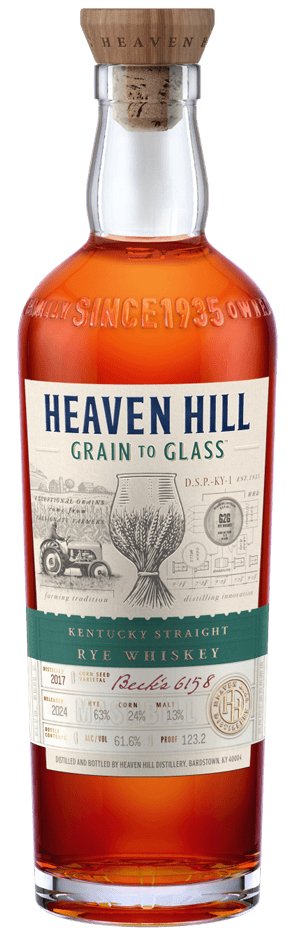 Heaven Hill Rye Grain to Glass - Bk Wine Depot Corp