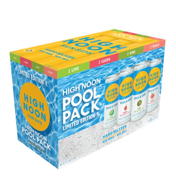 High Noon Pool Pack Variety Pack 8 Cans - Bk Wine Depot Corp