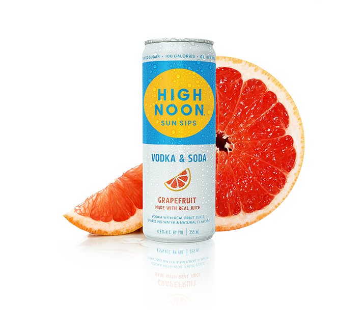 HIGH NOON SUN SIPS VODKA & SODA GRAPEFRUIT - Bk Wine Depot Corp