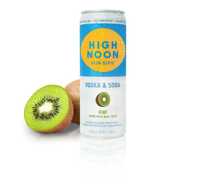 High Noon Sun Sips Vodka & Soda Kiwi - Bk Wine Depot Corp