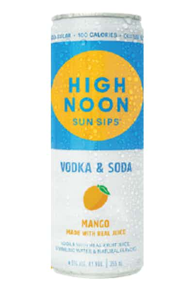 High Noon Sun Sips Vodka & Soda Mango - Bk Wine Depot Corp