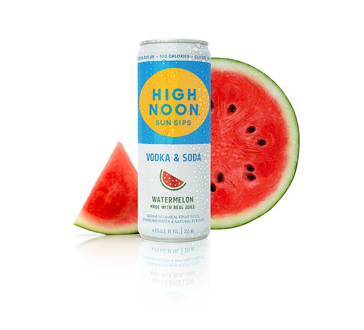 HIGH NOON SUN SIPS VODKA & SODA WATERMELON - Bk Wine Depot Corp