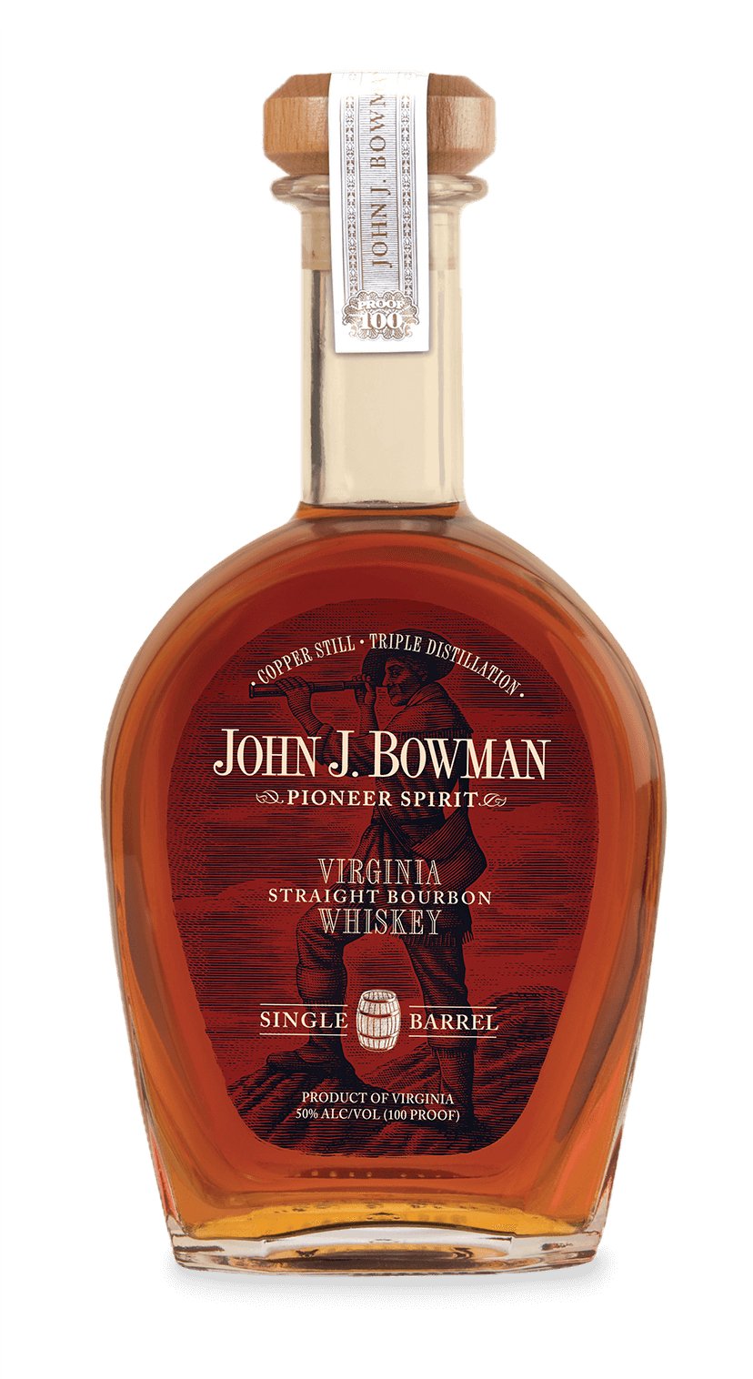 JOHN J. BOWMAN VIRGINIA STRAIGHT BOURBON WHISKEY SINGLE BARREL - Bk Wine Depot Corp