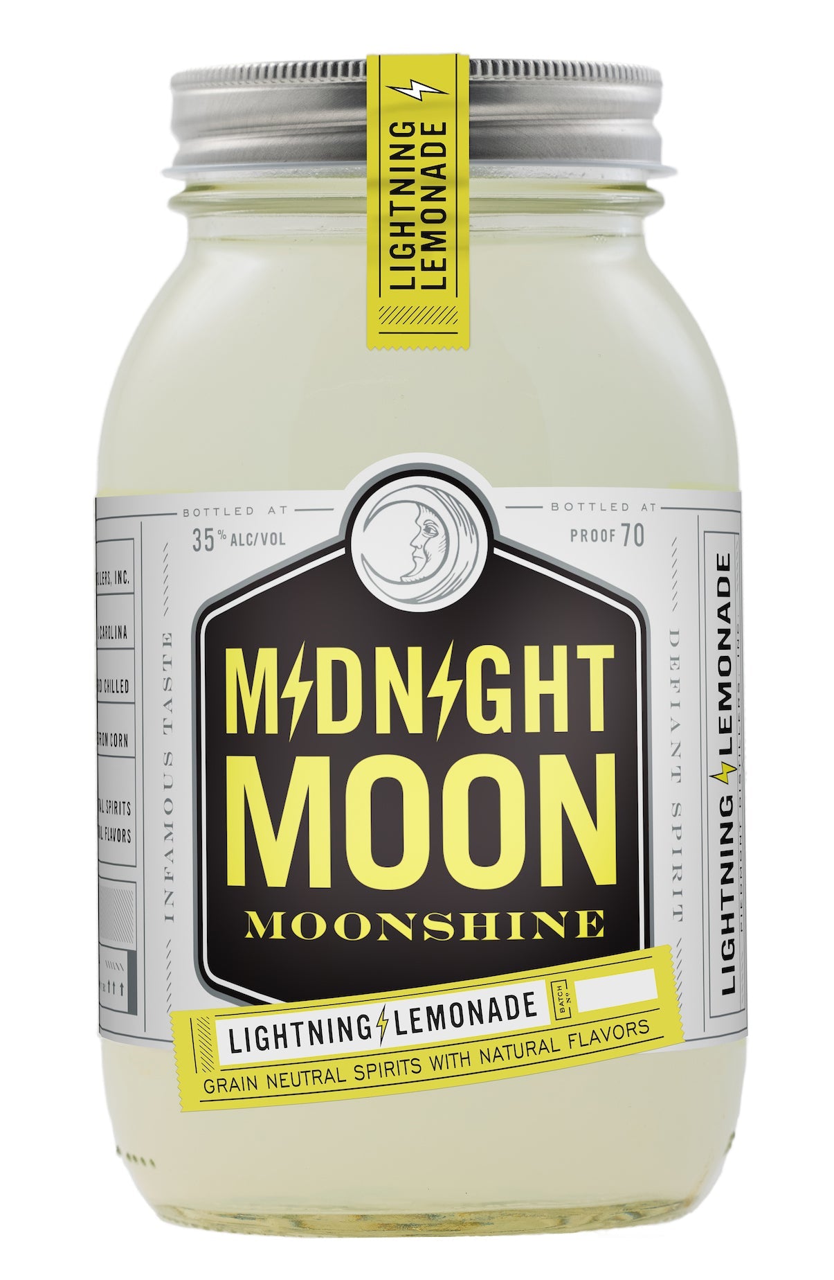 MIDNIGHT MOON LIGHTING LEMONADE MOONSHINE 70° - Bk Wine Depot Corp