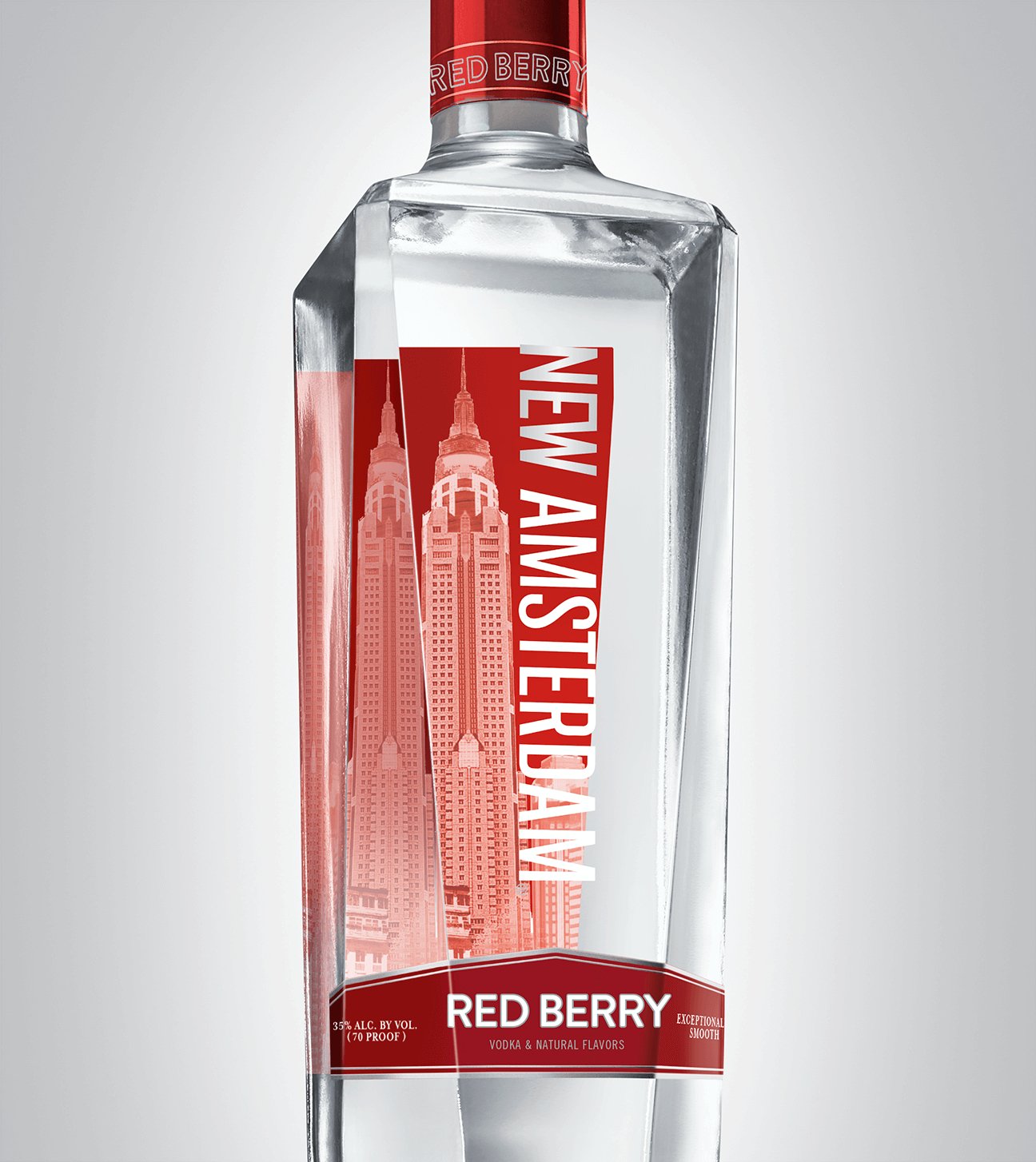 New Amsterdam Vodka Red Berry - Bk Wine Depot Corp