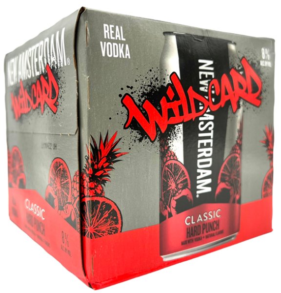 New Amsterdam Wildcard Hard Punch Made with Real Vodka - Bk Wine Depot Corp