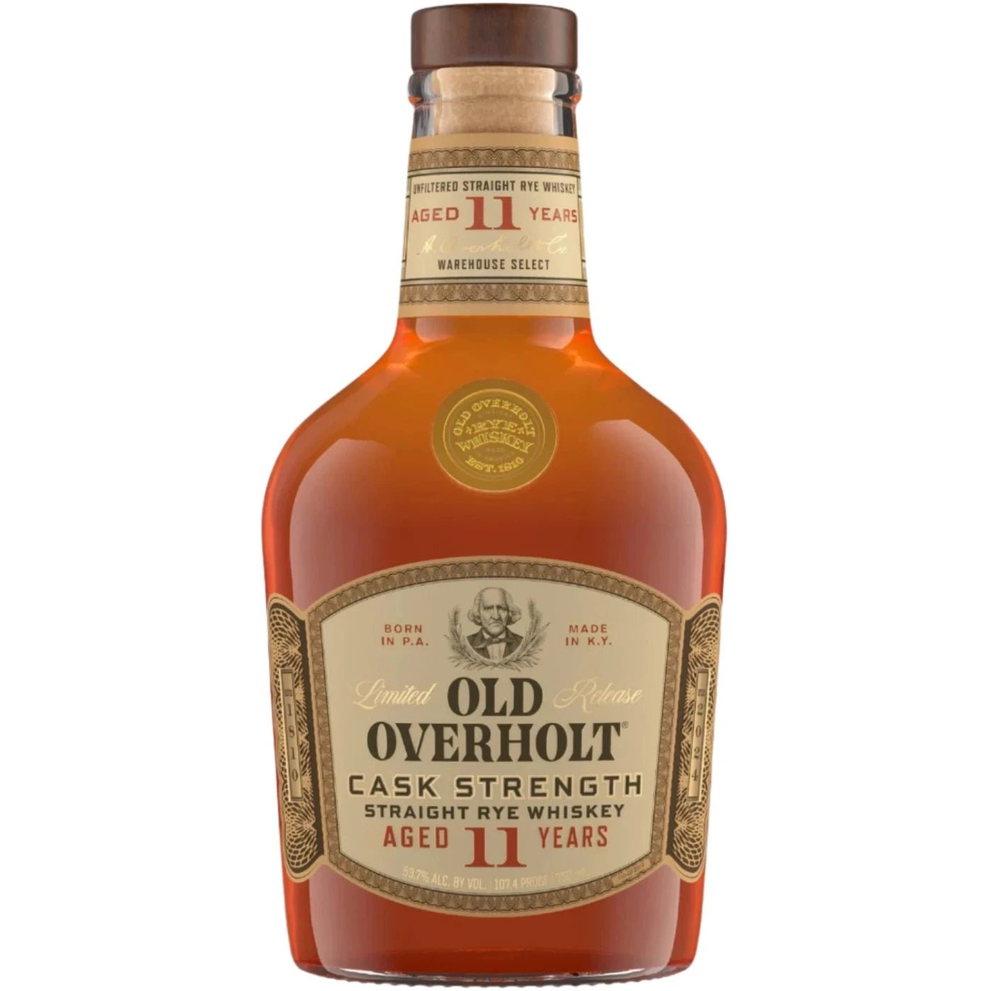 Old Overholt Cask Strength Rye Whiskey Aged 11 Years - Bk Wine Depot Corp