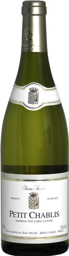 OLIVER TRICON PETIT CHABLIS 2015 - Bk Wine Depot Corp