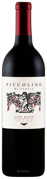 PICCOLINO DI PUGLIA VINO ROSSO - Bk Wine Depot Corp