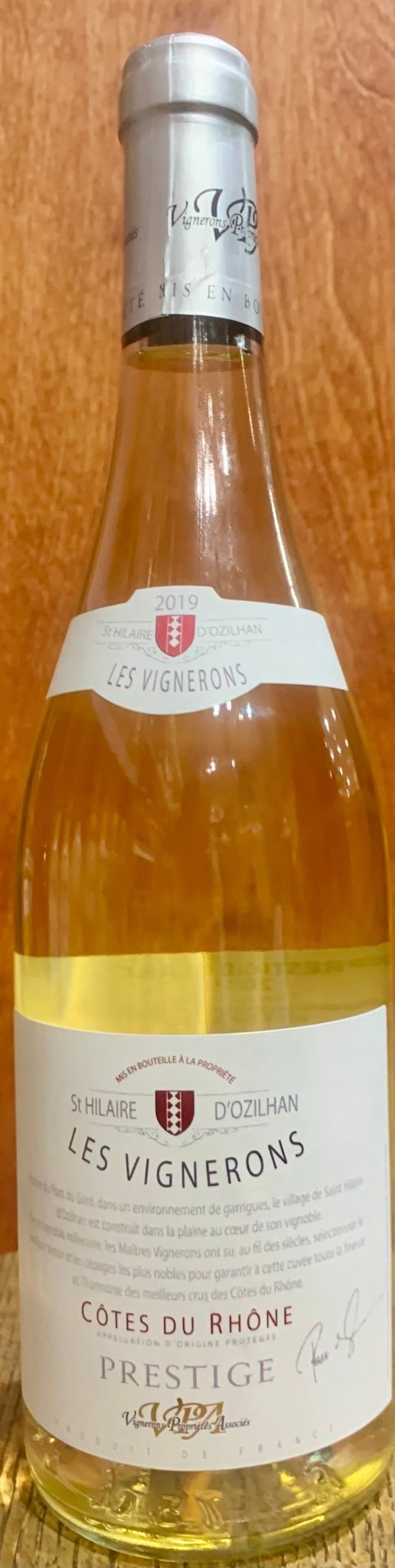 PRESTIGE COTES DU RHONE BLANC 2019 - Bk Wine Depot Corp