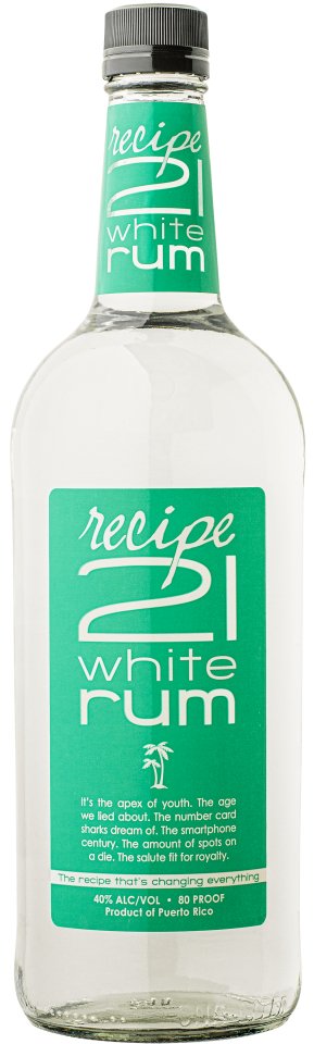 Recipe 21 White Rum - Bk Wine Depot Corp