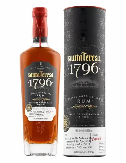 Santa Teresa 1796 Cask finish Triple Aged Rum limited Edition - Bk Wine Depot Corp