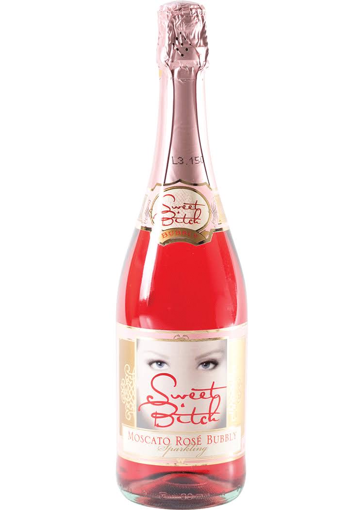 SWEET BITCH MOSCATO ROSE BUBBLY - Bk Wine Depot Corp