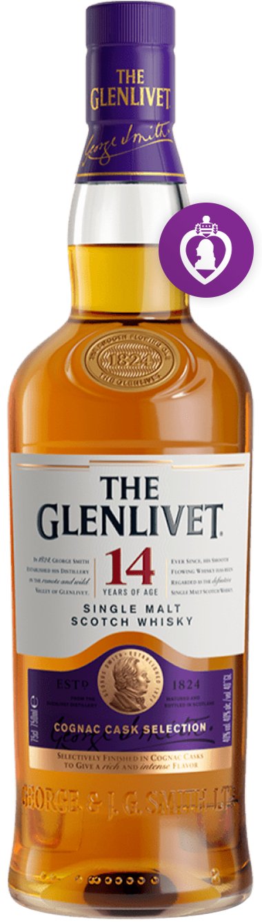 THE GLENLIVET 14 YEARS - SINGLE MALT SCOTCH WHISKY - Bk Wine Depot Corp